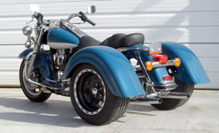 exhaust for fl trike kit